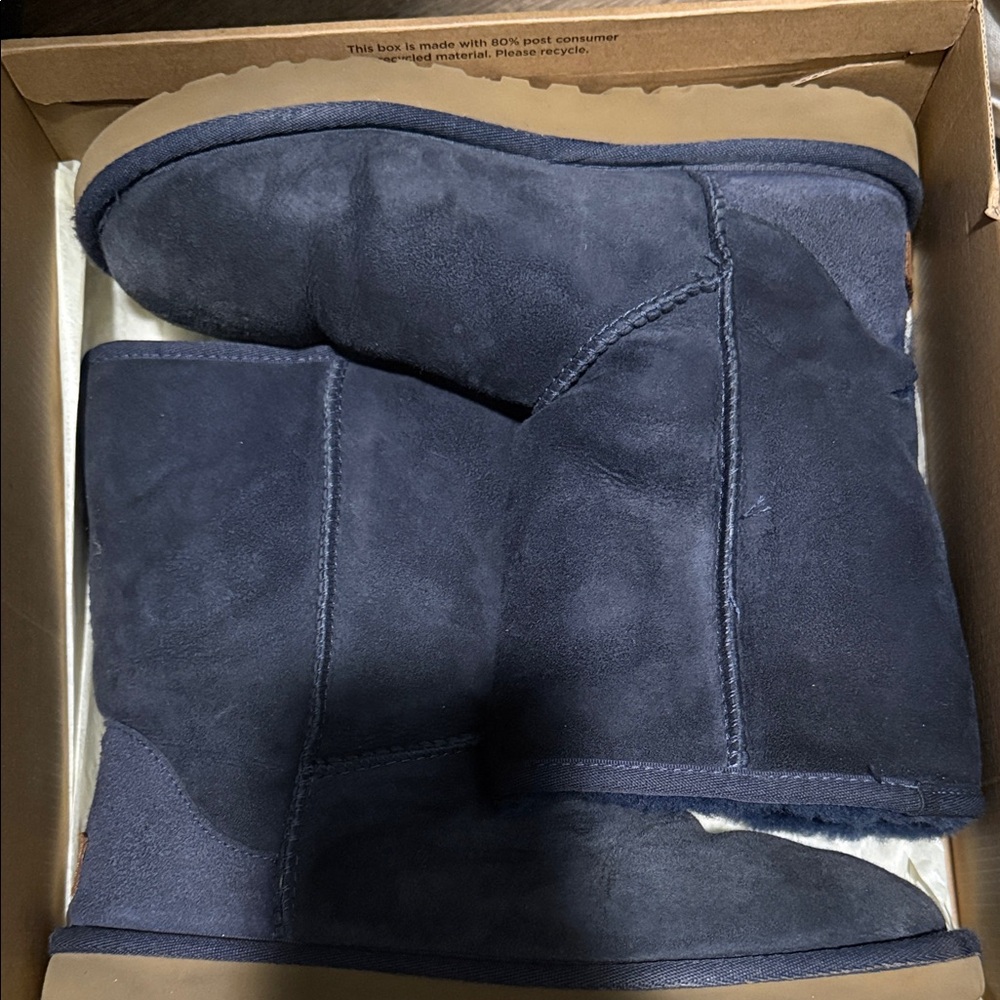 UGG Classic Short II Navy Boots